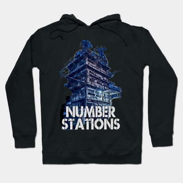 Number Stations Hoodie by BarrySullivan